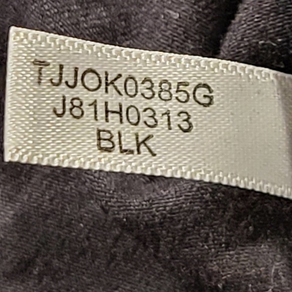 Tommy Hilfiger XS Shirt Gold Shiny Studs Semi Fitted Crew Neck - Picture 11 of 11